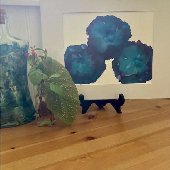 New Original Signed Artwork Alcohol Ink on Paper - Picture 4 of 6